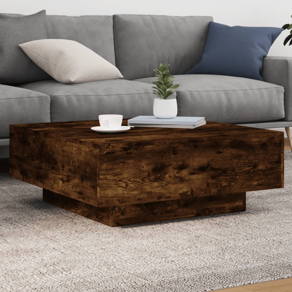 Räuchereiche Couchtisch 80x80 cm