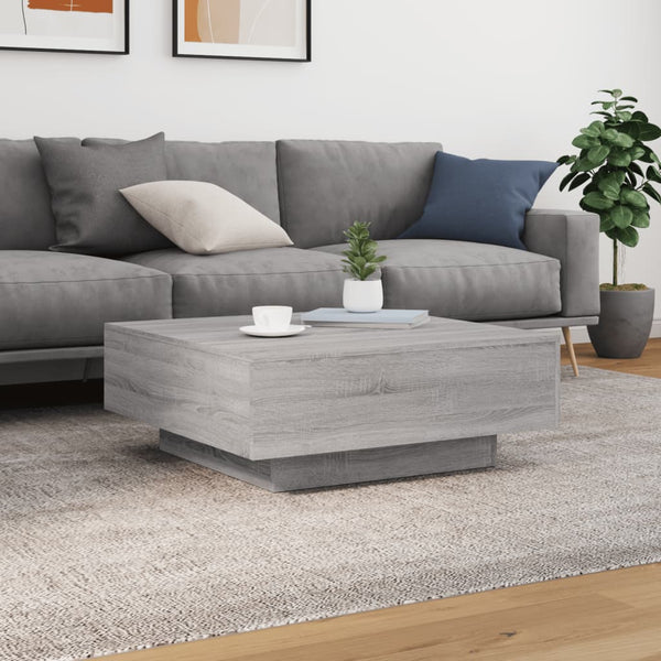 Couchtisch Grau Sonoma 80x80 cm