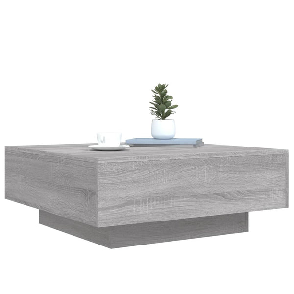 Couchtisch Grau Sonoma 80x80 cm