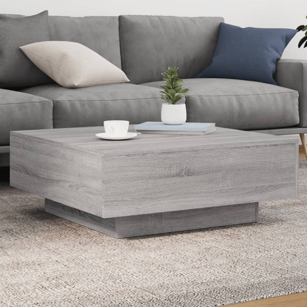 Couchtisch Grau Sonoma 80x80 cm
