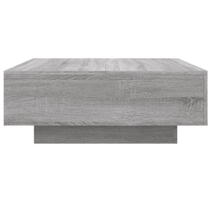 Couchtisch Grau Sonoma mit LED 80x80
