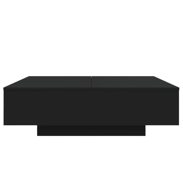 Schwarzer Couchtisch 100x100 cm