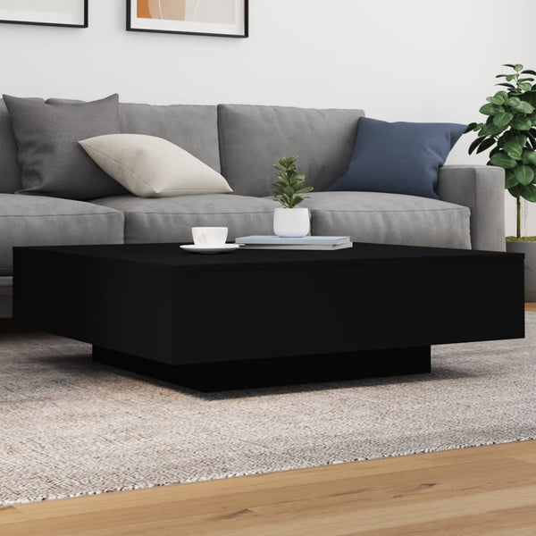 Schwarzer Couchtisch 100x100 cm