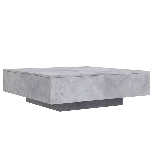 Betongrauer Couchtisch 100x100 cm