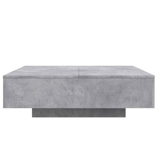 Betongrauer Couchtisch 100x100 cm