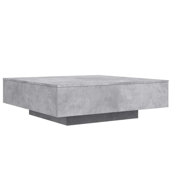 Betongrauer Couchtisch 100x100 cm