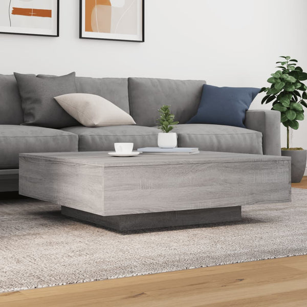 Couchtisch Grau Sonoma 100x100 cm