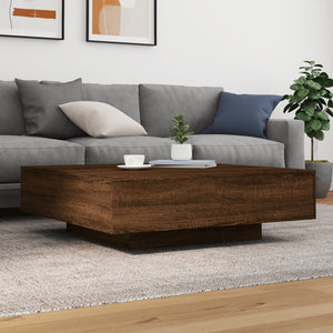 Couchtisch Braun Eichenoptik 100x100 cm