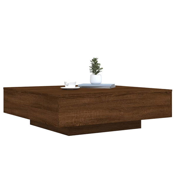 Couchtisch Braun Eichenoptik 100x100 cm