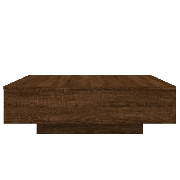 Couchtisch Braun Eichenoptik 100x100 cm