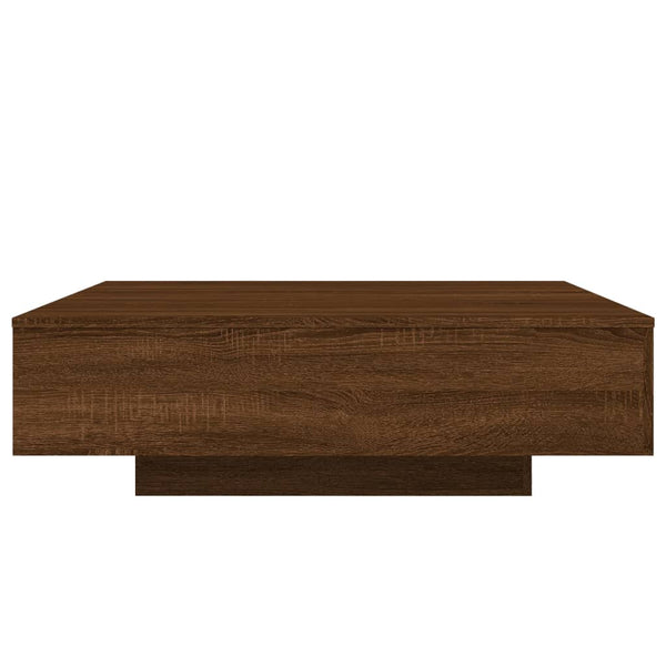 Couchtisch Braun Eichenoptik 100x100 cm