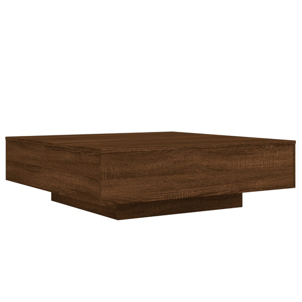 Couchtisch Braun Eichenoptik 100x100 cm