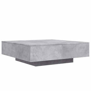 Betongrauer Couchtisch mit LED-Beleuchtung