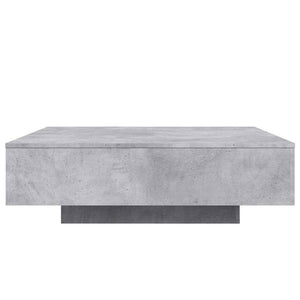 Betongrauer Couchtisch mit LED-Beleuchtung