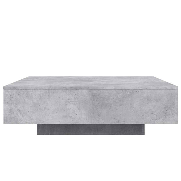 Betongrauer Couchtisch mit LED-Beleuchtung