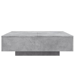 Betongrauer Couchtisch mit LED-Beleuchtung