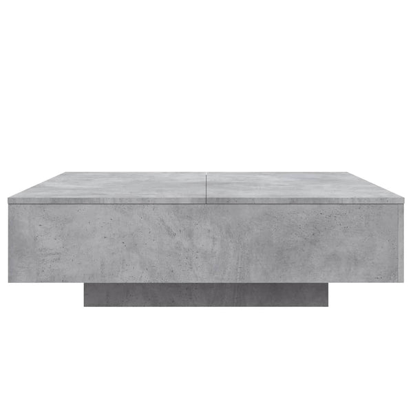 Betongrauer Couchtisch mit LED-Beleuchtung