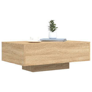 LED Couchtisch Sonoma Eiche 85x55 cm