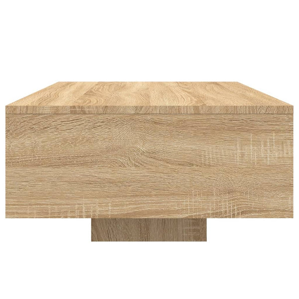 LED Couchtisch Sonoma Eiche 85x55 cm