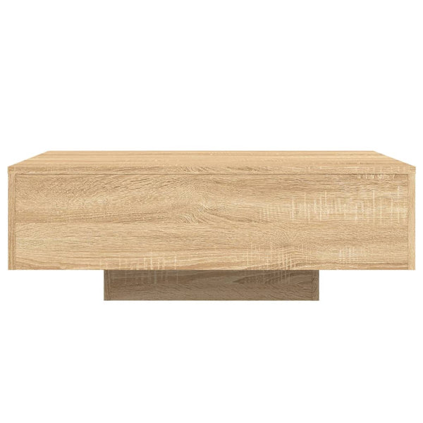 LED Couchtisch Sonoma Eiche 85x55 cm