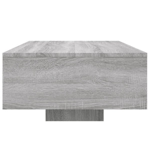 LED Couchtisch Grau Sonoma 85x55 cm