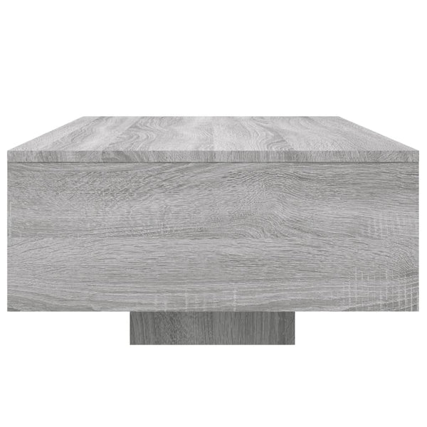 LED Couchtisch Grau Sonoma 85x55 cm