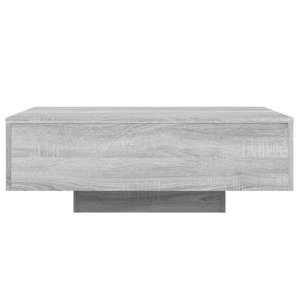 LED Couchtisch Grau Sonoma 85x55 cm