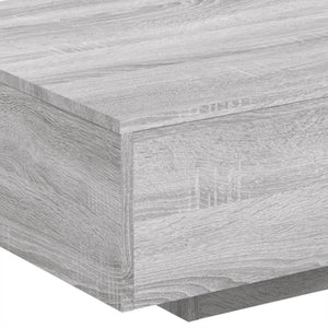 LED Couchtisch Grau Sonoma 85x55 cm