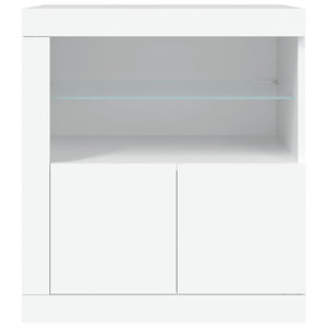 Sideboard mit LED Weiß 60,5 cm