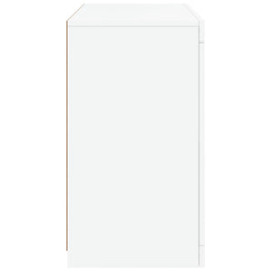 Sideboard mit LED Weiß 60,5 cm
