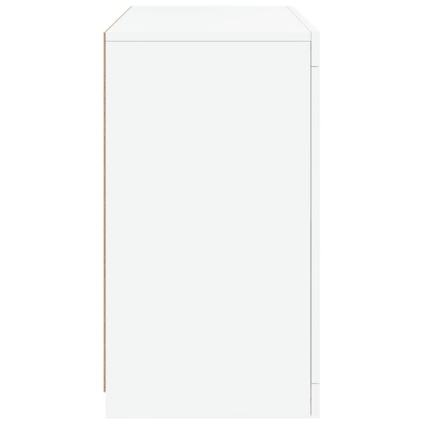 Sideboard mit LED Weiß 60,5 cm