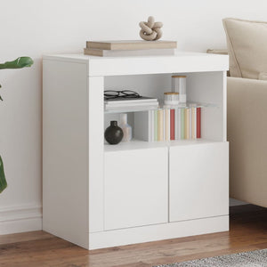 Sideboard mit LED Weiß 60,5 cm