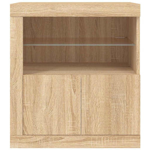 Sideboard mit LED Sonoma Eiche 60,5 cm