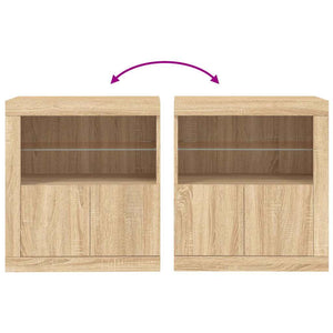Sideboard mit LED Sonoma Eiche 60,5 cm