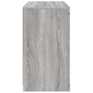 Graues Sideboard mit LED-Leuchten