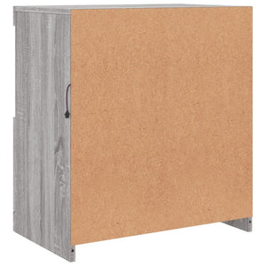 Graues Sideboard mit LED-Leuchten