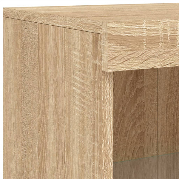 Beistellschrank Sonoma Eiche mit LED