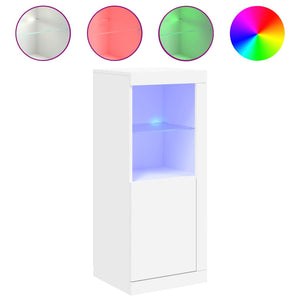 Sideboard mit LED Weiß 41x37x100 cm