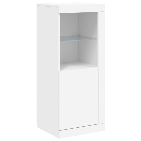 Sideboard mit LED Weiß 41x37x100 cm