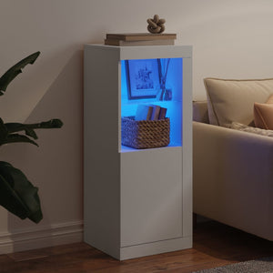 Sideboard mit LED Weiß 41x37x100 cm