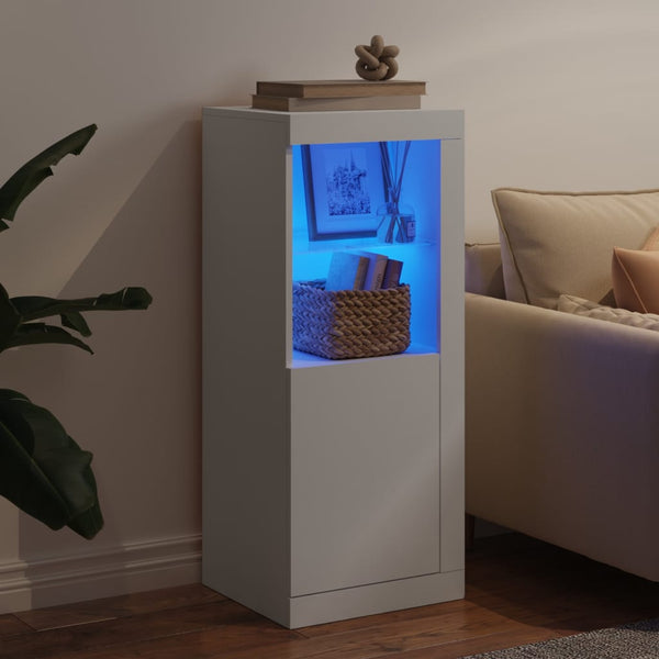 Sideboard mit LED Weiß 41x37x100 cm