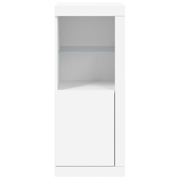 Sideboard mit LED Weiß 41x37x100 cm