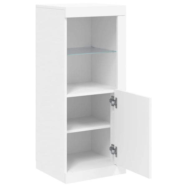 Sideboard mit LED Weiß 41x37x100 cm