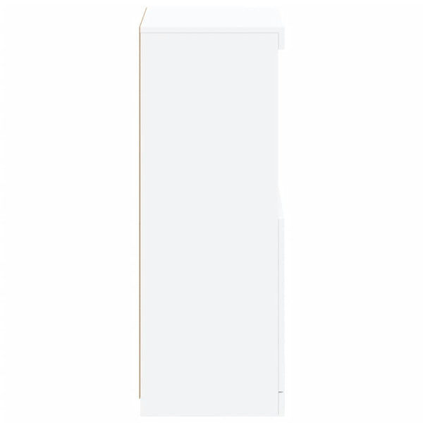 Sideboard mit LED Weiß 41x37x100 cm