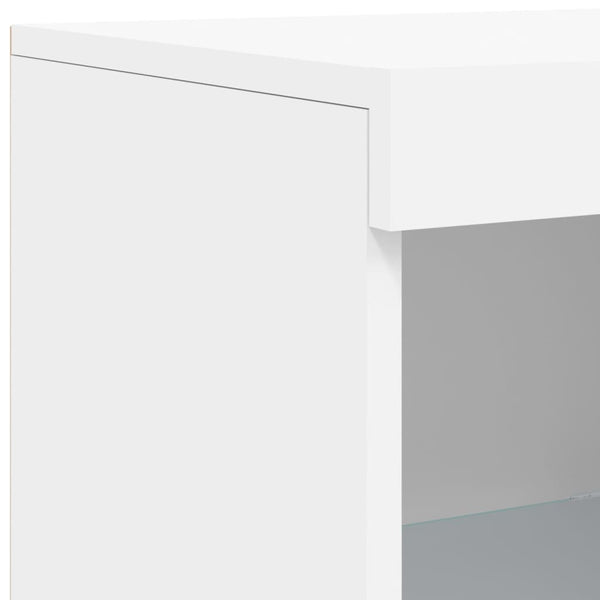 Sideboard mit LED Weiß 41x37x100 cm