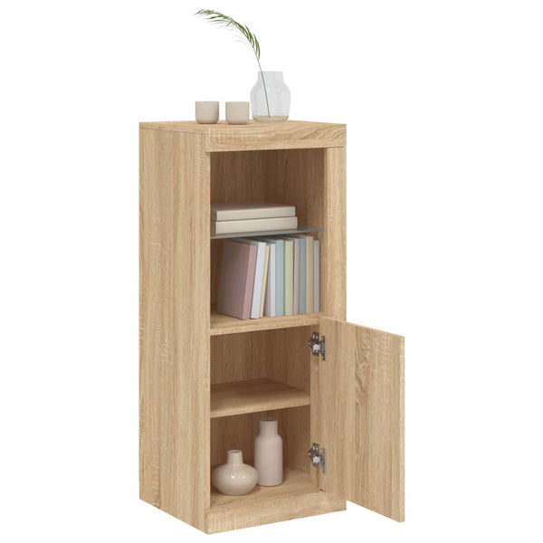 Sideboard Sonoma-Eiche mit LED-Leuchten 100cm
