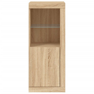 Sideboard Sonoma-Eiche mit LED-Leuchten 100cm