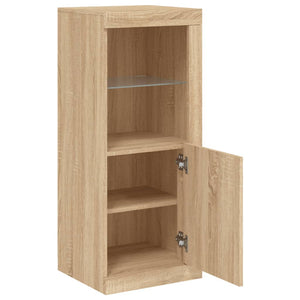 Sideboard Sonoma-Eiche mit LED-Leuchten 100cm