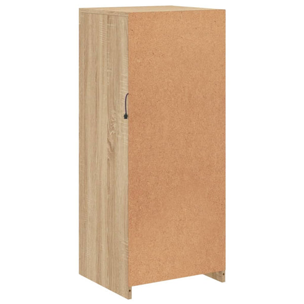 Sideboard Sonoma-Eiche mit LED-Leuchten 100cm