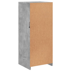 Betongraues Sideboard mit LED-Leuchten